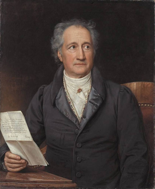  Johann Wolfgang von Goethe, 1828 